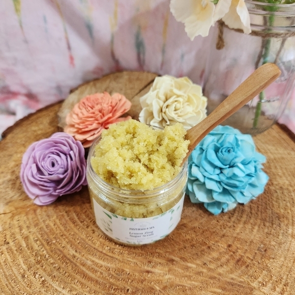 Handmade‎ Lemon Zing sugar scrub - Picture 4 of 4